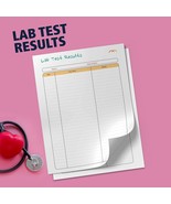 Medical Lab Test Results Log, Monitor blood test results, Printable Lab ... - $37.22 MXN