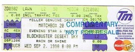 Matchbox 20 Unused Concert Ticket Phoenix Az 9-2-1998 - £7.77 GBP