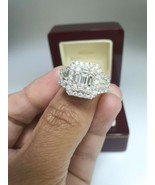 18K White Gold &amp; Round-Baguette Diamond Dress Ring 2.00 carats - $4,576.98