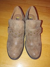 BANANA BLUES STELLA LADIES ANKLE BOOTS/SHOES-7.5B-BROWN-WORN ONCE-ADORAB... - $9.49
