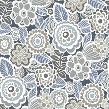 Blue Dream On Navy Peel And Stick Wallpaper Is Available From Nuwallpaper - $32.93