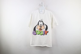 Vintage 90s Disney Mens 2XL Spell Out Jumbo Print Goofy Short Sleeve T-S... - £62.53 GBP