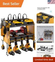 Modular Power Tool Organizer Wall Mount with Charging Station. Garage 4 ... - $101.76