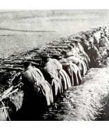 Servian Soldiers In The Trenches During Battle WW1 Print 1917 Military S... - $40.99 CAD