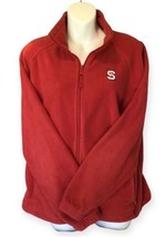 columbia NC State Wolfpack womens large fleece full zip jacket - $24.62