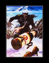 Rare Rainier Beer Bigfoot. Sasquatch Poster, Unique Gift - £7.99 GBP