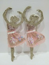 Ballerina Princess Shabby Chic Pink Tutu Ballet Christmas Tree Ornaments - $11.87