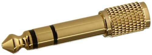 6.35mm (1/4&quot; ) Male to 3.5mm (1/8&quot;) Female Stereo Audio Adapter Gold Plated - $7.90
