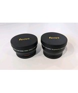 Focus Brand High Definition 2.2 X 58MM Telephoto Lens and 0.43x52MM Wide... - $26.28 CAD