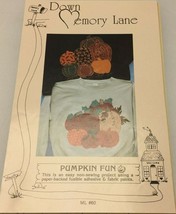 Vintage Down Memory Lane Pumpkin Fun Non-Sewing Craft Project Instructions - £16.02 GBP