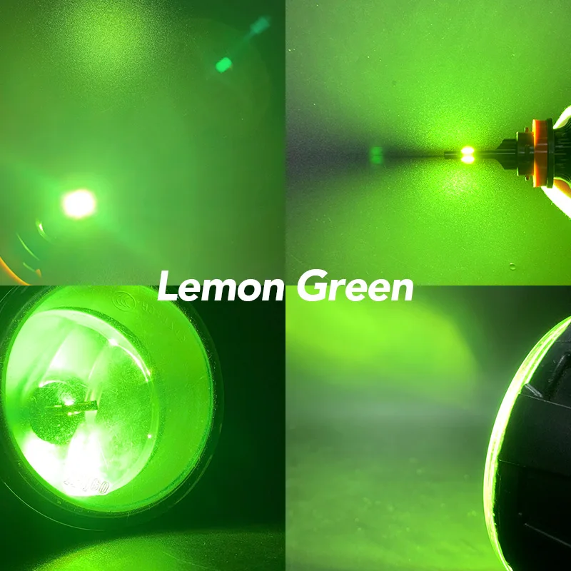 Stella 2pcs H11 H8 9005 9006 LED Lemon Green Lemon Yellow white Led Fog Lights H - £138.39 GBP