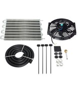 MAGQOO 8 Row Tube and Fin Transmission Cooler High Performance Aluminium... - $187.49 CAD