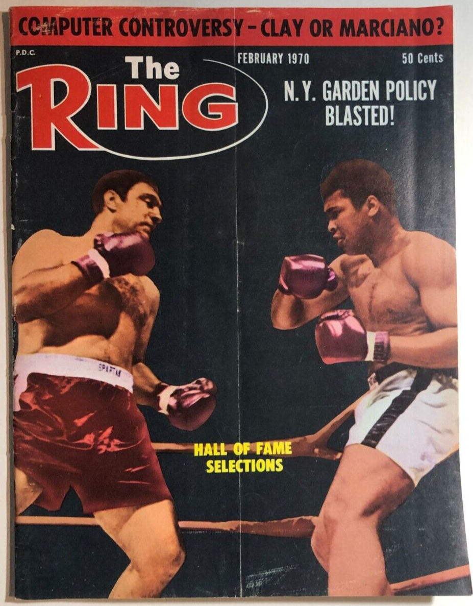 Primary image for THE RING  vintage boxing magazine  February 1970  Cassius Clay cover