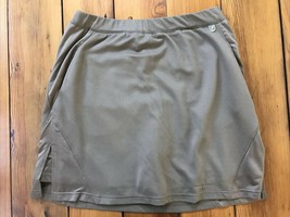 Swing Brown Athletic Quick Dry Travel Golf Tennis Skort Skirt Shorts Lar... - $29.99