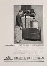 1931 Print Ad G&amp;G Electrically Operated Hoists Removes Ashes Garbage New York,NY - £17.06 GBP