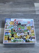 White Mountain “I Love Golf” 1000 Piece Puzzle Larger Pieces - $12.50