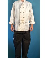 Chef Coat and Pants Uniform - Chef Works, Size M, Halloween Costume - £23.50 GBP