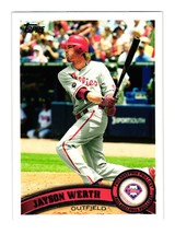 2011 Topps #325 Jayson Werth Philadelphia Phillies - £1.25 GBP