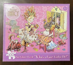 Briarpatch - Fancy Nancy 100 Pc Glitter Puzzle - What’s A Fancy Girl To Do? - £14.70 GBP