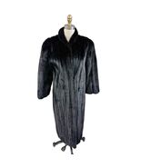 VTG Black Mink Coat Amerimink Mint Condition Womens Sz S/M Long Classic - €993,05 EUR