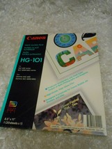  New Canon High Gloss Film paper HG-101 BJC-600 series 8.5&quot; X 11&quot; color ... - $1.67