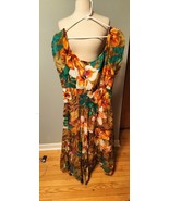 Mlle Gabrielle Womans 1X Floral Print Midi Dress V-neck - €12,89 EUR