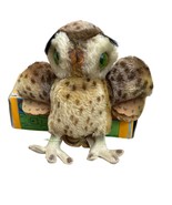 Vintage 1950s Steiff Mohair &quot;Wittie&quot; Owl Animal 8.5&quot; Tall Glass Eyes Swi... - $815.84 MXN