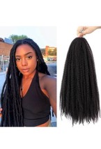 Spring Twist Hair Marley Twist Braiding Hair 22inch Crochet Hair 6packs Afro Twi - £17.82 GBP
