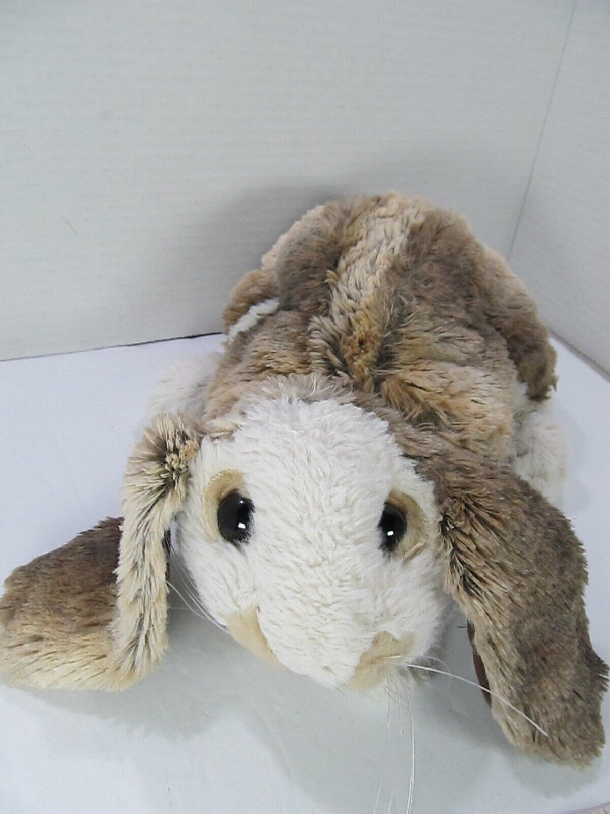 Folkmanis 13&quot; Baby Lop Rabbit Puppet Stuffed Animal Plush Bunny Realistic - $18.00