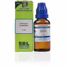 SBL Withania Somnifera 3 CH (30ml) - £9.83 GBP