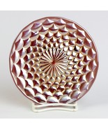 Westmoreland Amethyst Carnival Glass Scales Small Plate, Antique 6 1/4&quot; - £11.74 GBP