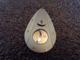 Xikar Cigar Cutter, Aluminum body, Double guillotine, Gunmetal No Box - £58.01 GBP