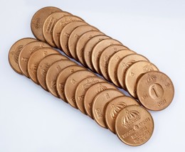 1956 Suecia Mineral Moneda Lote (25 Monedas) Todo En Unc-Bu Estado! Km#820 - $51.97