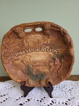 Vintage Pikes Peak Region pressed wood H.H. Tammen Co. - £10.99 GBP