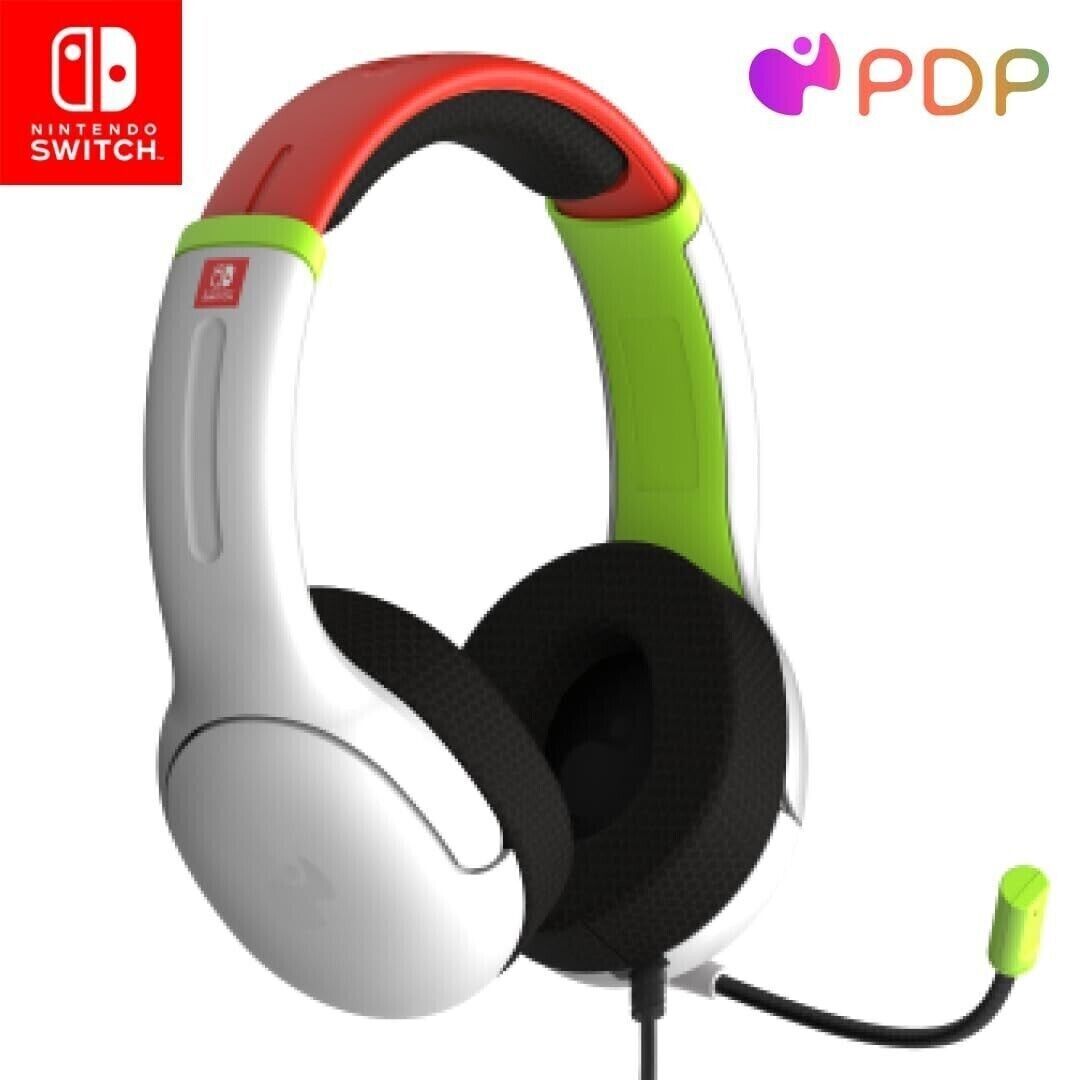 PDP AirLite Over the Ear Wired Gaming Headset for Nintendo Switch White Open Box - $24.74
