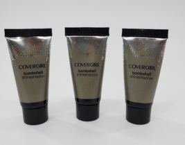 3X Covergirl Bombshell Shineshadow 305 Color Me Money New Off Card - $14.99