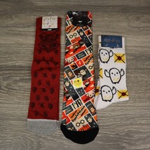 Loot Crate Wear X3 Pairs Harry Potter Mix and Match Adult Non-Slip Crew Socks - £30.99 GBP
