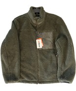 Bass Outdoor Men&#39;s Highline Trail Full-Zip Fleece Jacket Forrest Night G... - $39.99
