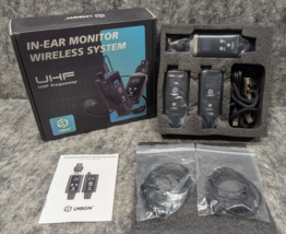 New LMBGM In Ear Wireless Monitoring System UHF (1 Transmitter, 2 Reciev... - $89.99