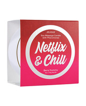 Jelique Massage Candle Netflix &amp; Chill Berry Yummy 4 Oz - £14.72 GBP