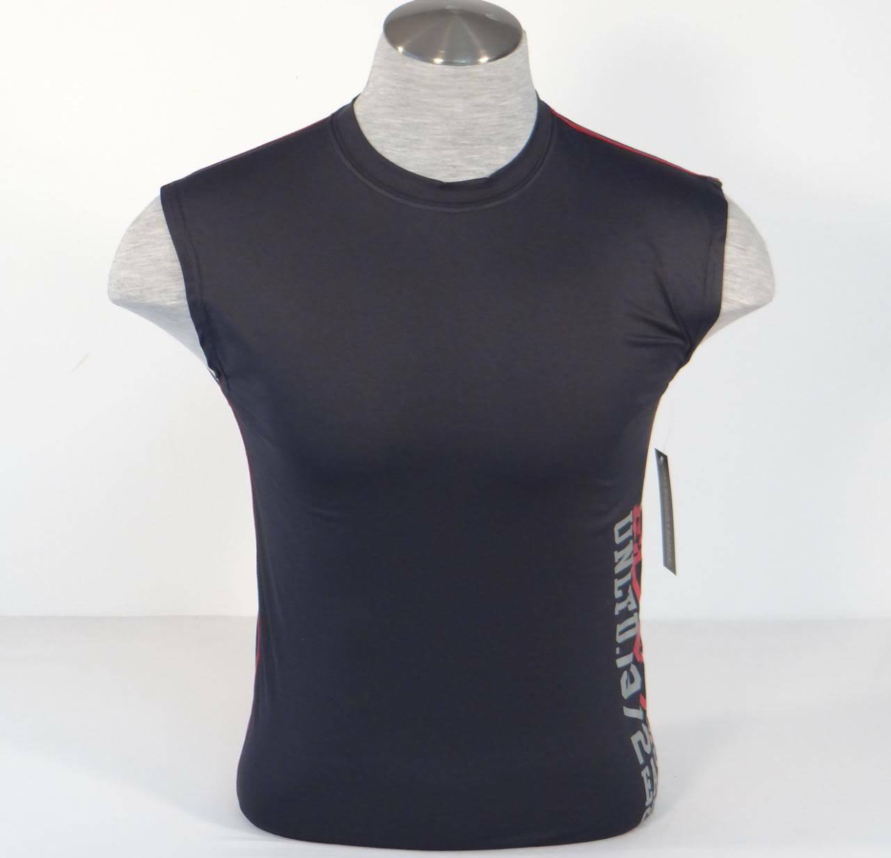 Ecko Unltd Moisture Wicking Black Sleeveless Body Fit Muscle Shirt Mens NWT - $18.74