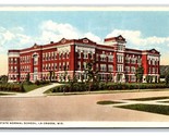 State Normal School La Crosse Wisconsin WI UNP WB Postcard D20 - $2.92