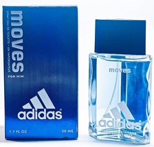 MOVES * Adidas 1.7 oz / 50 ml Eau de Toilette (EDT) Men Cologne Spray - £25.73 GBP