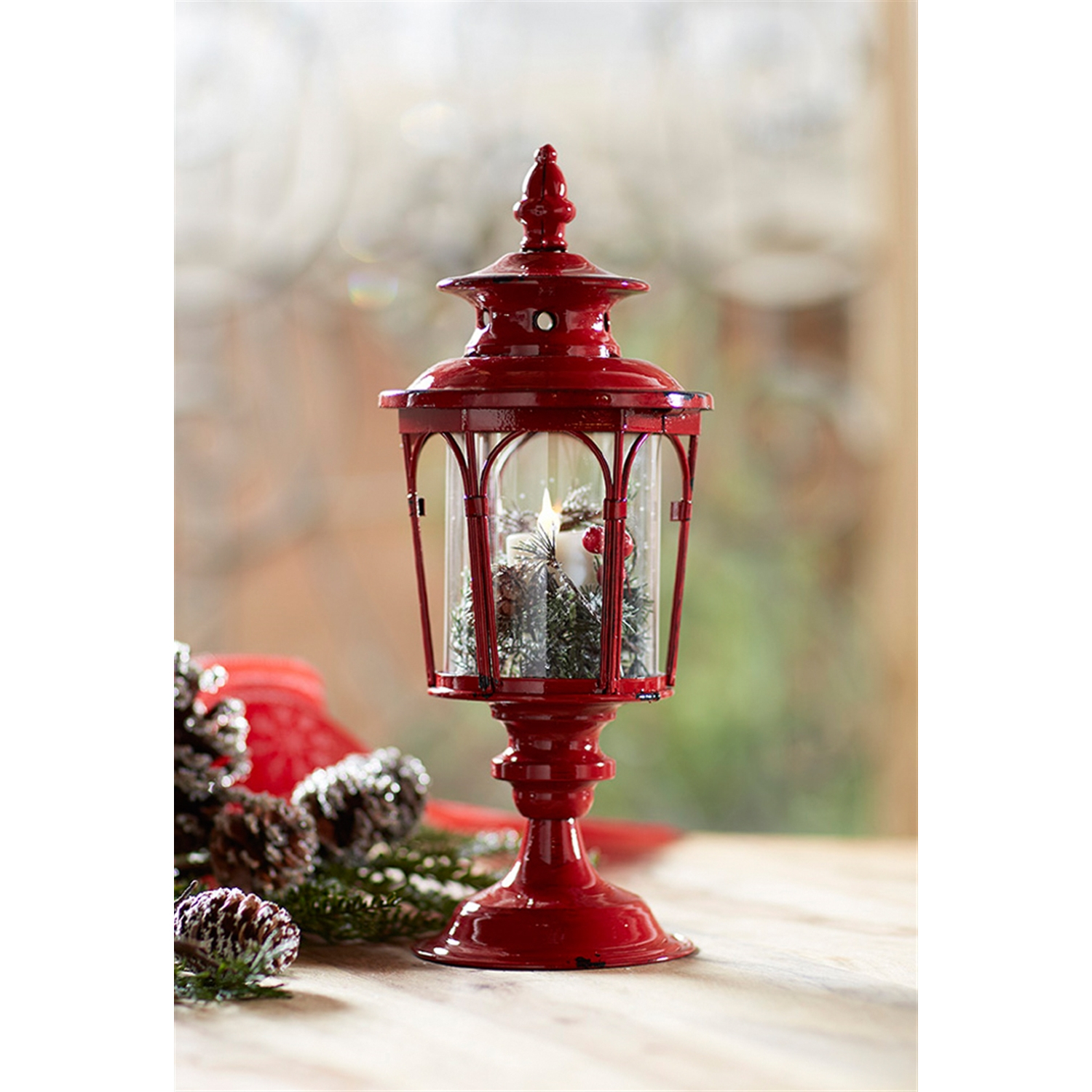 Traditional Lantern Post Tabletop Candle Holder (Set of 2) - $113.36