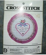 NEW #3009 / Mother - Designs for the Needle 5" Framing Hoop Cross Stitch Kit