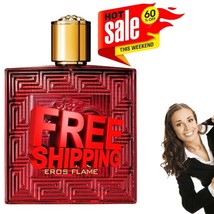 Eros Flame Eau De Parfum 100ml / 3.4 ft Oz Perfume Spray For Men Free Shipping - $99.05