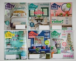 HGTV MAGAZINE LOT OF 6 2025 COMPLETE YEAR ISSUES HOME DECOR GARDEN DECOR... - $217.74 MXN