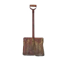 Red Metal Snow Shovel Wood D Handle - $141.45