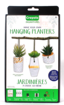 Crayola Signature Make Your Own Hanging Planters Quick &amp; Easy Crafts Age 8 Up - £18.86 GBP