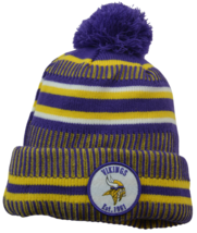 Minnesota Vikings New Era NFL Football Team Sport Knit Pom Pom Winter Hat - £18.51 GBP